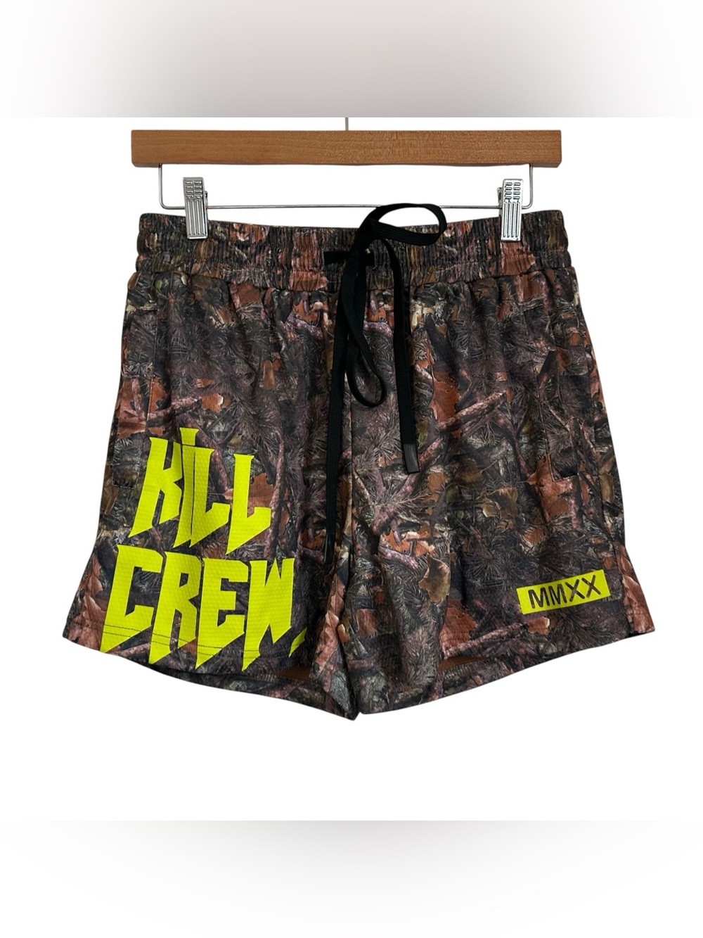 Kill Crew Shorts Mens Muay Thai Camo Print Shorts Sz Large Unlined MMA